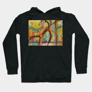 Trying to Forget Pastel Abstract Painting Hoodie